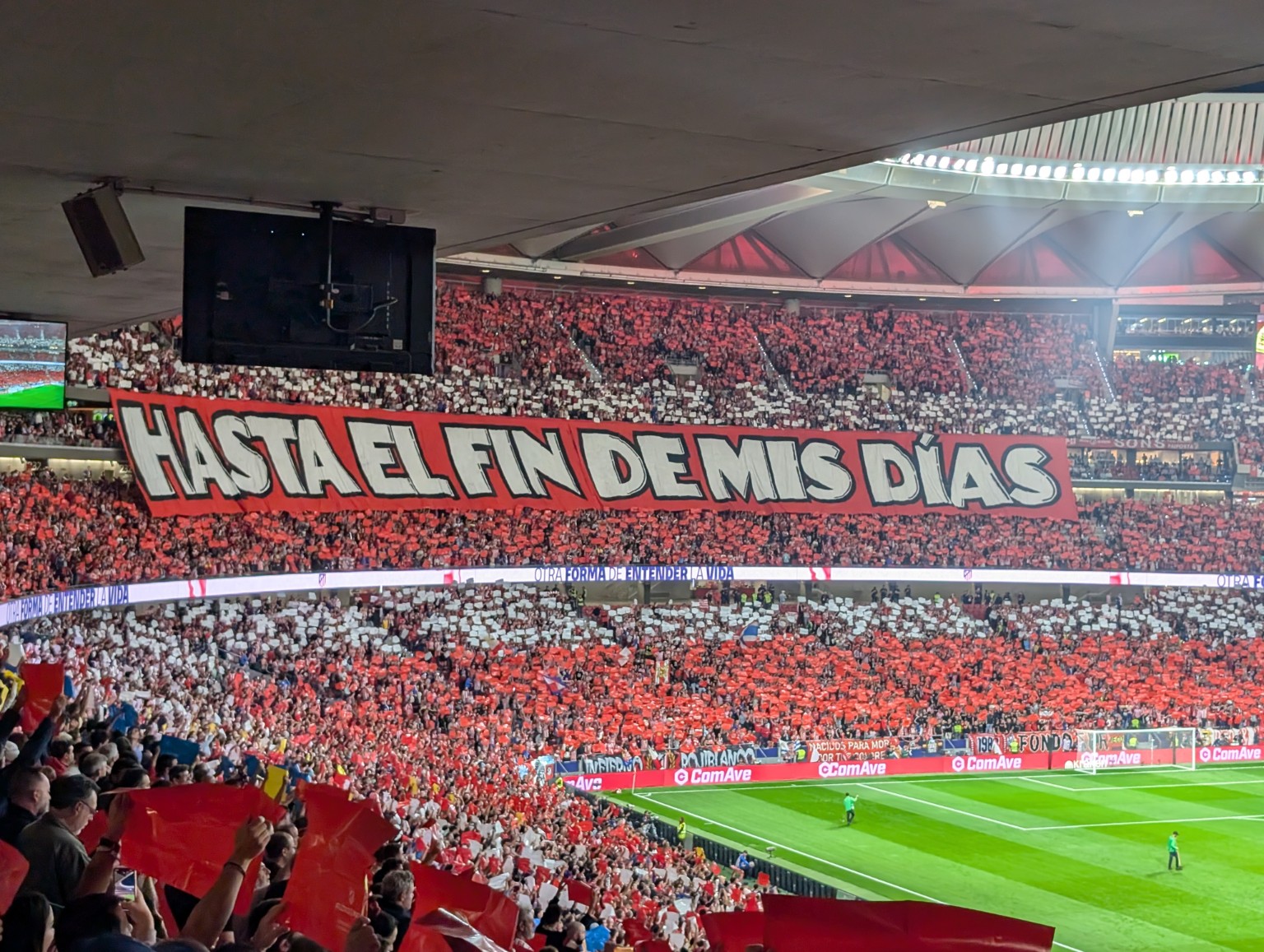 La coreografia HASTA EL FIN DE MIS DÍAS in curva